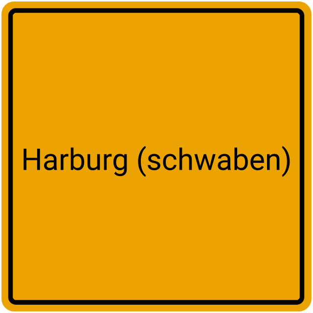Meldebestätigung Harburg (Schwaben)